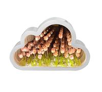 KMQRDZi Décoration de bureau, miroir, fait à la main, miroir nuage, veilleuse tulipe, ornements lumineux, cadeaux créatifs (rose)