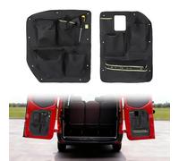 KMQRDZi Organiseurs de porte arrière de grange compatibles avec Mercedes Sprinter 2018+, 1 paire de sacs de rangement pour porte de camping-car/van, poches de rangement Oxford robustes pour outils