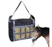 KMQRDZi Sac à foin pour chevaux avec fond extra solide - Filet de transport robuste pour chevaux/ânes/chèvres - Sac d'alimentation pour chevaux - Facile à charger et à suspendre - Avec ouverture extra