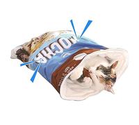 KMQRDZi Sac de couchage pour chat - Sac de couchage auto-chauffant pour chat et petit chien - Sac de couchage pour chat - Litière pour chat - Chaleur - Grain de café