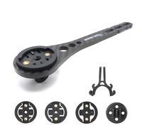 KMRDND Support intégré pour Ordinateur de vélo de Course Garmin Edge, Wahoo Elemnt, Bryton, XOSS G/G+, Port iGPS, Ordinateur de vélo, également pour caméras GoPro et Lampe (matériau en Fibre de
