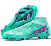 Kmrlofiy Crampon de Football Homme Professionnel Antidérapant - Chaussures d'Athlétisme et d'Entrainement Sport (KBA-K26, 40EU)