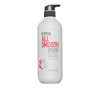 KMS Allsmooth Après-shampoing pour cheveux moyens à forts, forts, anti-frisottis, anti-frisottis, lissage, brillance, olive upcyclée, sans silicone, formule végétalienne, 750 ml
