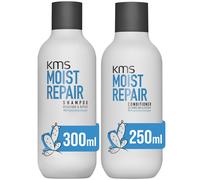 KMS Moist Repair Hair Rescue Shampoo and Conditioner Bundle for Dry and Damaged Hair