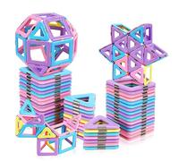 KMTJT 40 Pièces Jouets Construction Magnetique Enfant Bloc 3 Ans, Jeux de Construction Fille 3 4 5 6 Ans, Jeux de Construction Educatif, Idee Cadeau Anniversaire Filles Garcons 4 Ans