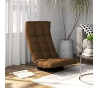 KMTNERVG Chaise de sol pivotante en tissu avec structure en métal, réglable sur 5 positions et rotation à 360 degrés, pliable pour un rangement facile, idéale pour méditer, lire ou travailler sur un