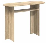 KMTNERVG Table console en chêne Sonoma - 100 x 39,5 x 75 cm | Pour les espaces étroits, derrière le canapé, montage facile, facile d'entretien, utilisation polyvalente