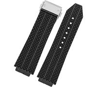 Kmuing Bracelet de montre pour Hublot Big Bang en silicone 25 x 19 mm étanche pour homme Bracelet de montre en caoutchouc Accessoires Montre Bracelet Particles-D