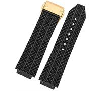 Kmuing Bracelet de montre pour Hublot Big Bang en silicone 25 x 19 mm étanche pour homme, bracelet de montre en caoutchouc, accessoires de montre en caoutchouc, chaîne de bracelet Particles-B