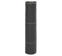 KMUNGDWG Toile anti-mauvaises herbes - 0,5 x 100 m - Stabilisé aux UV - Perméable à l'eau - En polypropylène - Noir - Pour jardin, aménagement paysager, sous paillis, chemins de gravier, terrasses