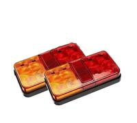 KMVPVGZHCN Assemblage Feux ArrièRe Pour Camion Remorque Caravane Bus Camping-car D'avertissement 12V Feux Arrière Étanches À 10led 2 Pièces