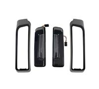 KMVPVGZHCN Feu arrière de moto Pour CVO Glide CVO 2024 Garde-boue Arrière Feu De Selle Latéral À LED(2PCS SMOKE)