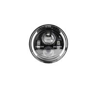KMVPVGZHCN Moto Headlight Pour Road King Pour Jeep Pour Wrangler Jk Phare LED Halo Angel Eyes 7 Pouces Pour Moto Compatible Avec(7 Inch 4LED A)