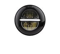 KMVPVGZHCN Moto Headlight Pour Sportster 1200 883 Pour Street 500 750 Phares De Moto À LED De 5.75 Pouces Halo Noir Yeux D'ange 5-3/4 Pouces(90W Black)