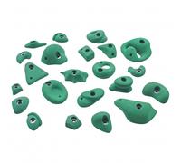 KMZ Holds - Set 1 - Pack de 22 prises d'escalade S-XL - green