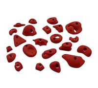 KMZ Holds - Set 1 - Pack de 22 prises d'escalade S-XL - red