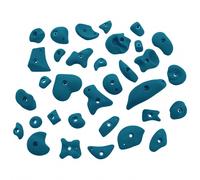 KMZ Holds - Set 5 - Pack de 33 prises d'escalade S-Mega - blue