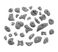 KMZ Holds - Set 5 - Pack de 33 prises d'escalade S-Mega - grey