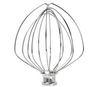 KN256WW Fouet métallique pour batteur KitchenAid de 6 litres, fouet à 6 fils, batteur à crème lourde, fouet à gâteaux mayonnaise
