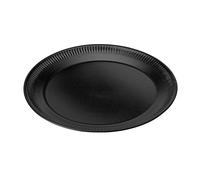 Knabstrup Keramik Assiette Knabstrup noir 22 cm