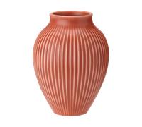 Knabstrup Keramik Vase strié Knabstrup 12.5 cm Coral