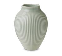 Knabstrup Keramik Vase strié Knabstrup 12.5 cm Vert menthe
