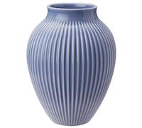 Knabstrup Keramik Vase strié Knabstrup 27 cm Bleu lavende