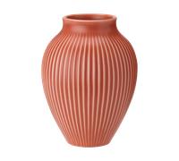 Knabstrup Keramik Vase strié Knabstrup 27 cm Coral
