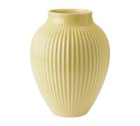 Knabstrup Keramik Vase strié Knabstrup 27 cm Jaune