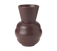 Knabstrup Keramik Vase Tortus Archie No1 21 cm Bordeaux