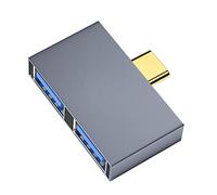 Knadgbft 1 adaptateur de type C 2 en 1 USB 3.0 5 Gbit/s HUB type C vers 2 connecteurs USB 3.0 HUB externes