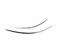 Knadgbft 1 paire de bandes de pare-chocs chromées pour W211 E320 E350 E550 E63 2118852321 2118852421