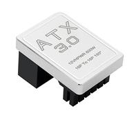 Knadgbft Adaptateur d'alimentation GPU 180 degrés U Turn Connecteur 12+4P 16P à 16P pour carte de châssis de bureau Wire-C