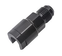 Knadgbft Adaptateur EFI femelle 6AN vers 3/8 à déconnexion rapide en aluminium AN6 mâle évasé vers 3/8 po pour tuyaux de carburant (3/8)