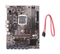 Knadgbft B250C BTC Carte mère 12XPCIE vers USB 3.0 Carte graphique LGA1151 Prend en charge DDR4 DIMM RAM ordinateur carte mère