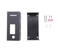 Knadgbft Boîtier en alliage d'aluminium pour Hotspot Expansion Rainsun Board Radio Station Wifi Voice Modem W Noir