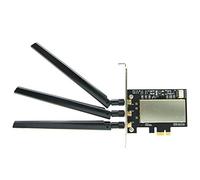 Knadgbft Broadcom Bcm94360CSAX Bcm943602CS Bcm94331CSAX WLAN Card Desktop PCI-E Convertisseur Adaptateur + Antenne pour Carte WiFi