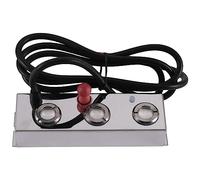 Knadgbft Brumisateur à ultrasons à 3 têtes - Humidificateur d'air - Fontaine à eau - Machine à brouillard en acier inoxydable