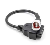 Knadgbft Câble de diagnostic à 4 broches vers OBD2 pour lecteur de code d'erreur de moto mT10 FZ10 XSR700 TmAX530 R6