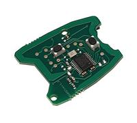 Knadgbft Carte de circuit imprimé pour clé télécommande 2 boutons 433 MHz pour 307/2000-2017 73373067C