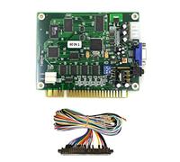 Knadgbft Carte de jeu d'arcade 60 en 1 multicade PCB avec câble de sortie VGA 28P pour Jamma Arcade