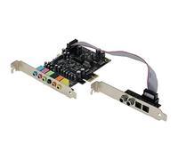 Knadgbft Carte son PCIe 7.1 canaux CM8828 + CM9882A avec support SPDIF PCIe 7.1CH analogique numérique 3D stéréo carte d'extension