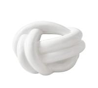 Knadgbft Couvercle de Boîte à Mouchoirs en Céramique avec Nœud Amusant, Porte-Mouchoirs Européen Moderne, Étuis à Serviettes Décoratifs de Bureau, Décorations pour, Facile à Utiliser, Blanc