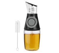 Knadgbft Flacon distributeur d'huile avec pompe doseuse et gobelet doseur 250 ml avec brosse de nettoyage