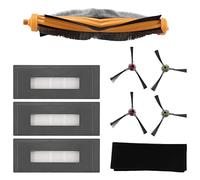Knadgbft Kit d'accessoires de rechange compatible avec aspirateur robot Deebot Ozmo 930, 1 brosse principale, 3 filtres haute efficacité, 4 brosses latérales