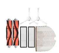 Knadgbft Kit de 16 pièces de rechange pour robot de balayage 1C, rouleau latéral, filtre HEPA, brosse principale, balai à franges