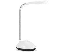 Knadgbft Lampe de bureau LED rotative à 360 degrés, protection des yeux, lampe de lecture LED pour la maison, blanc