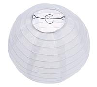 Knadgbft Lanterne en papier chinois/japonais Blanc 20,3 cm de diamètre