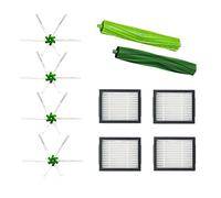 Knadgbft Lot de 10 pièces de rechange pour aspirateur Hepa - Brosse latérale pour aspirateur E5 E6 I7 I7+