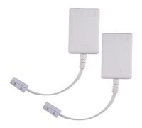 Knadgbft Lot de 2 microfiltres BT vers ADSL RJ11 Internet haut débit, BT mâle vers BT et RJ11 femelle pour modem fixe